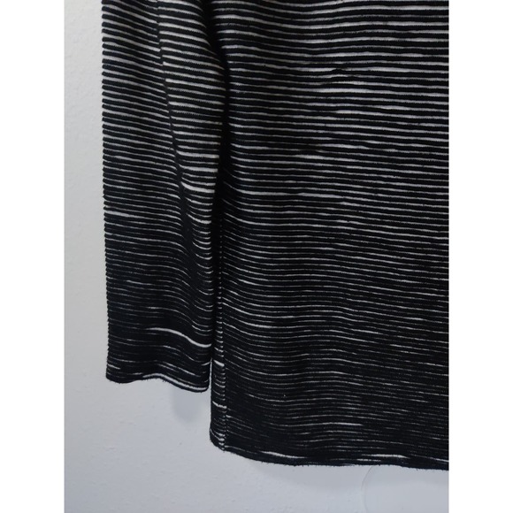 Anthropologie Dolan Left Coast Black Textured Cowl Neck Long Sleeve Top Size S - Picture 5 of 10